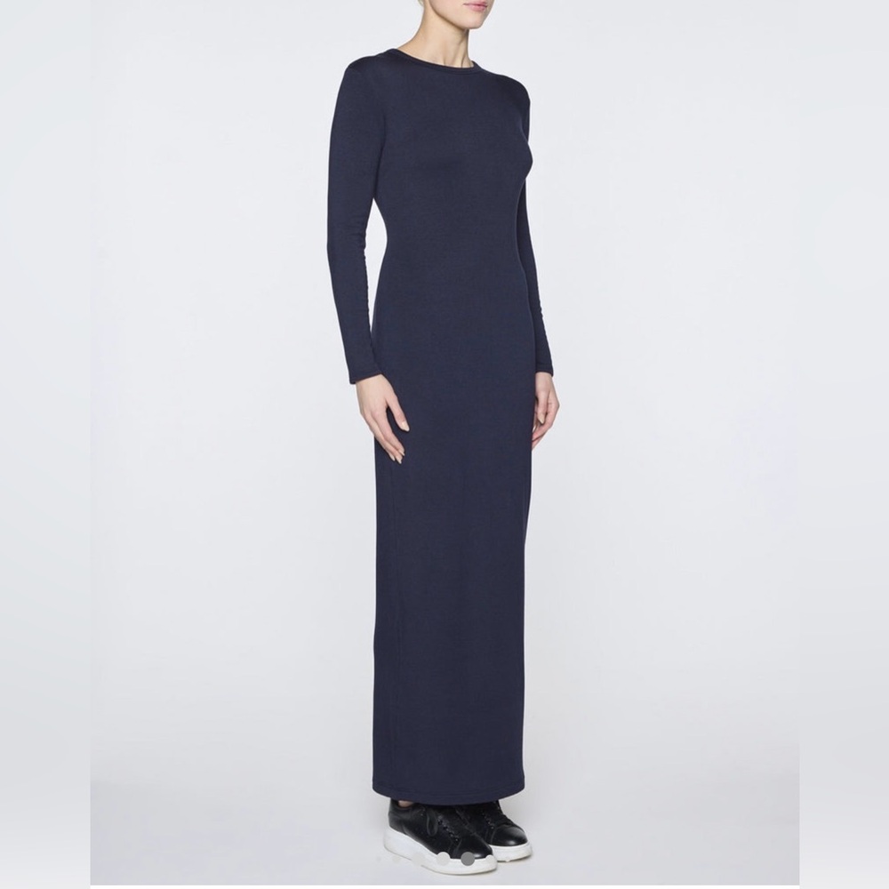 BLEUSALT Navy Long Sleeve Dress - Picture 2 of 3